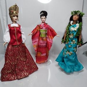 Barbie Dolls of the World Princess Collection Set of 3
